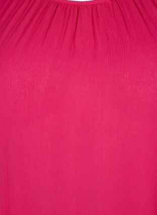 Viskosekleid mit kurzen Ärmeln, Bright Rose, Packshot image number 2