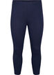 Basic 3/4-Leggings aus Viskose, Blau, Packshot image number 0