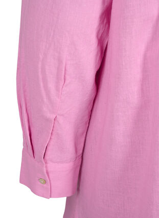 Langes Hemd aus Leinen und Baumwolle, Rosebloom, Packshot image number 4