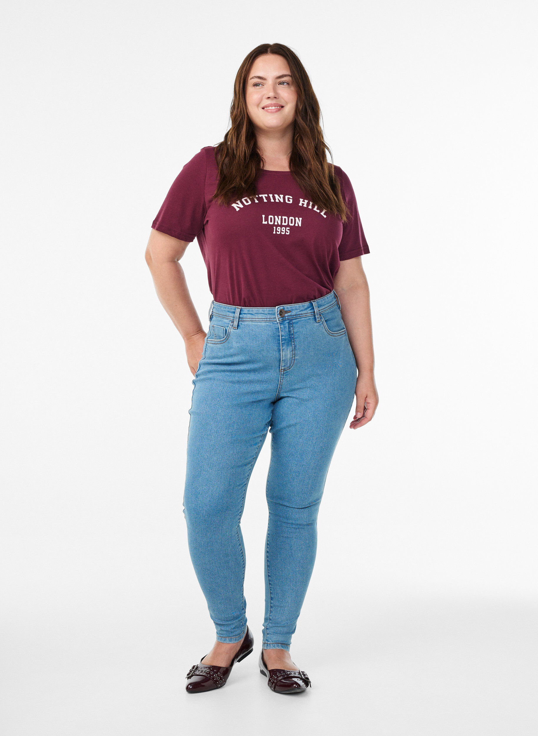 ZizziJeans mit Super Slim Fit, Blau, Model image number 0