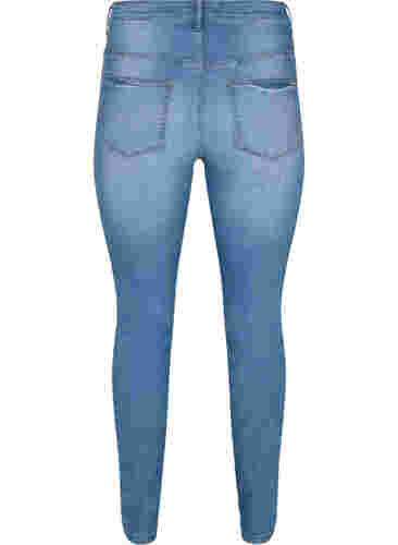 Emily Jeans mit Slim Fit und normaler Taillenhöhe, Blue denim, Packshot image number 1