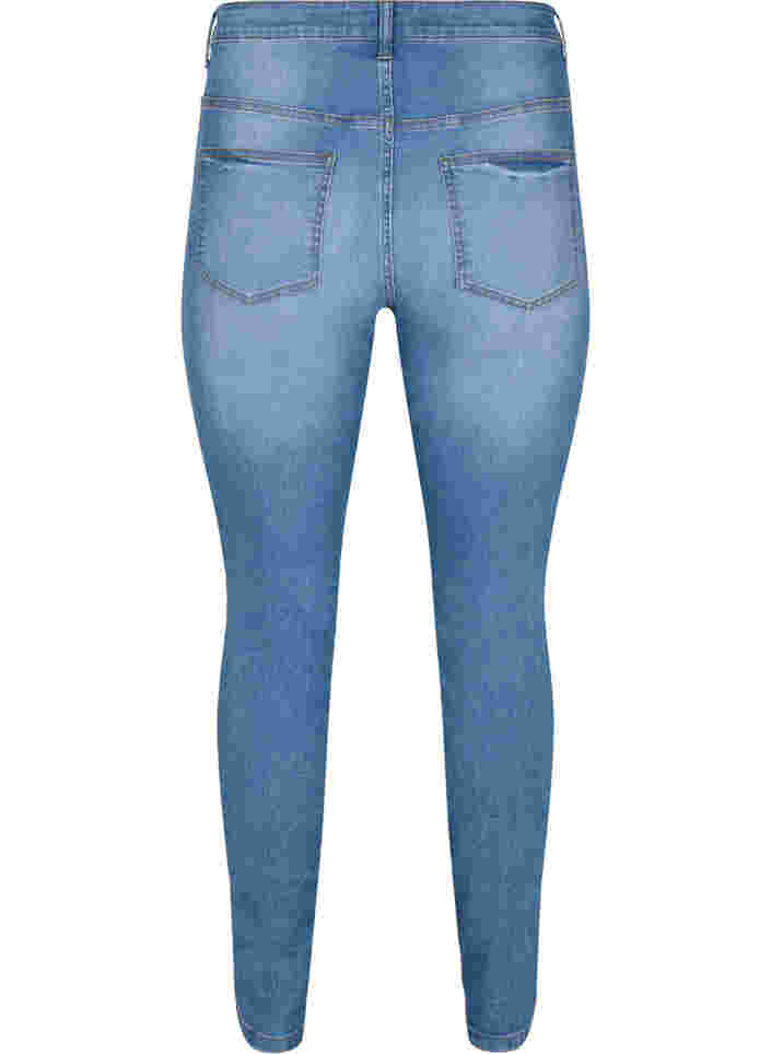 Emily Jeans mit Slim Fit und normaler Taillenhöhe, Blue denim, Packshot image number 1