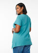 T-Shirt mit Rundhalsausschnitt und A-Linie, Gr&uuml;n, Model image number 2