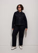 Klassische Jeansjacke mit Kontrastn&auml;hten, Blau, Model image number 1