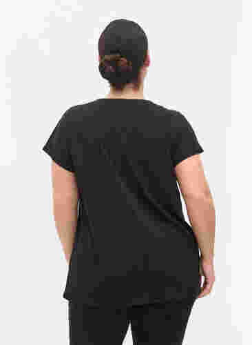 T-Shirt, Black, Model image number 2