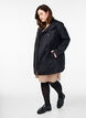 Fr&uuml;hlingsjacke aus wasserabweisendem Material mit A-Linie, Schwarz, Model image number 1