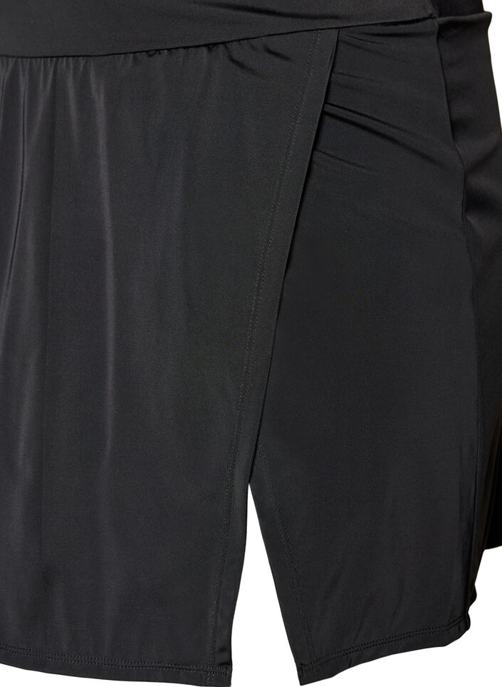 Bikinihose mit Slip und Wickeloptik, Schwarz, Packshot image number 2
