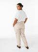 Lockere Cargohose aus Baumwolle, Beige, Model image number 1