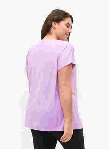 Kurzarm Trainingsshirt, African Violet, Model image number 1