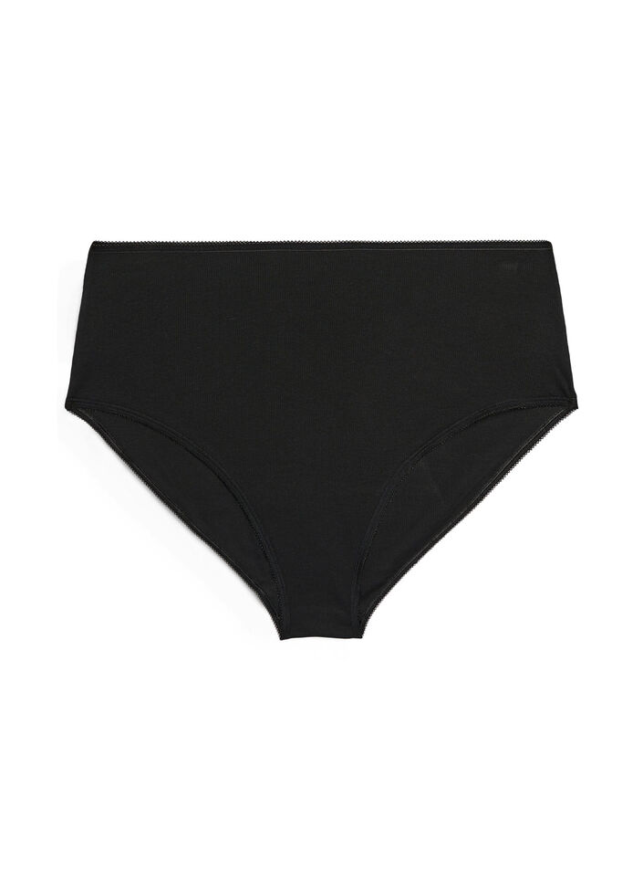 5er-Pack Slip aus gerippter Baumwolle, Vanille, Packshot image number 5