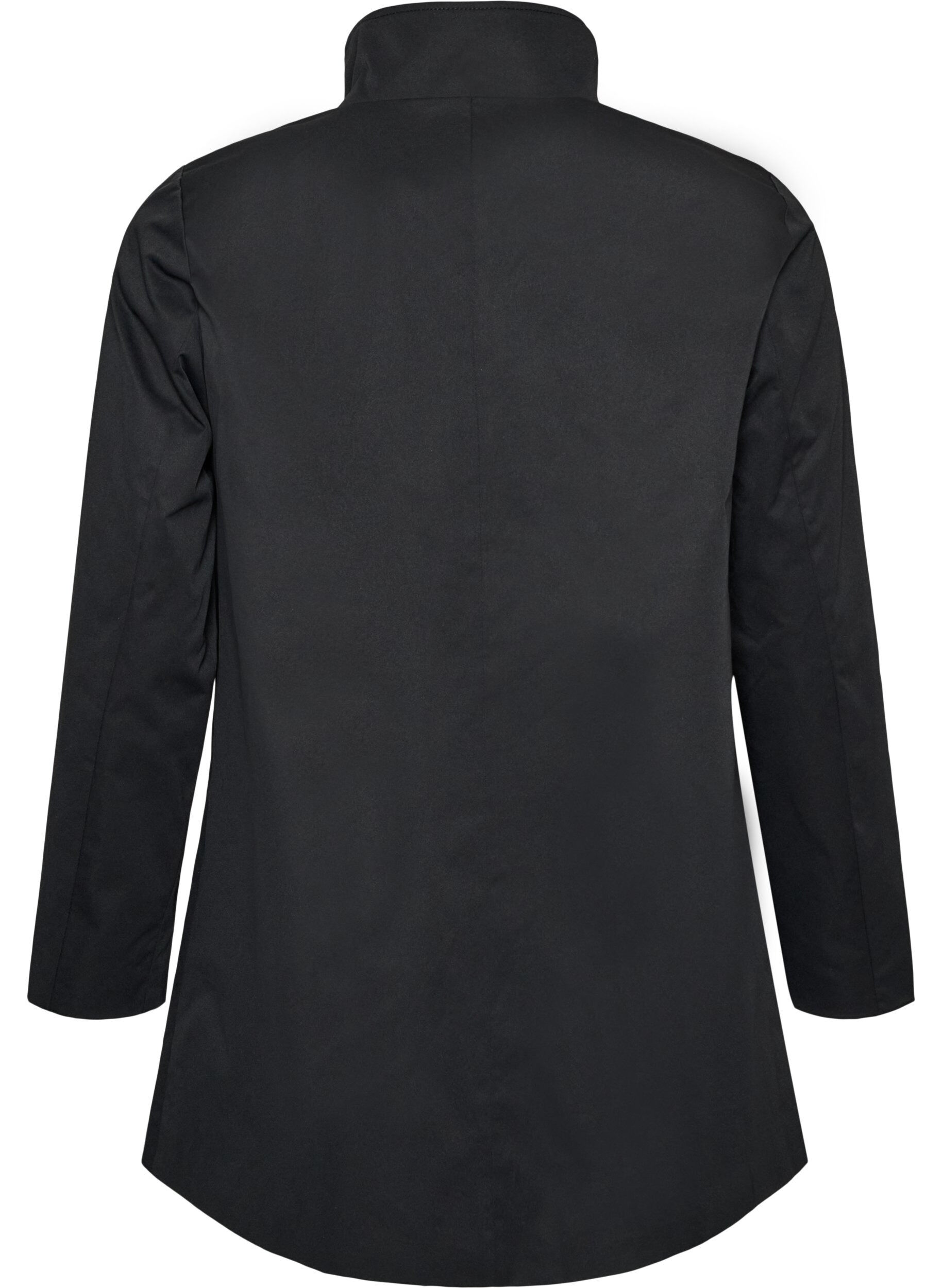 ZizziFr&uuml;hlingsjacke aus wasserabweisendem Material mit A-Linie, Schwarz, Packshot image number 1