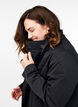 Frühlingsjacke aus wasserabweisendem Material mit A-Linie, Schwarz, Model image number 3