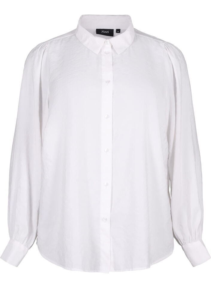 Bluse aus TENCEL&trade; Modal, Bright White, Packshot image number 0