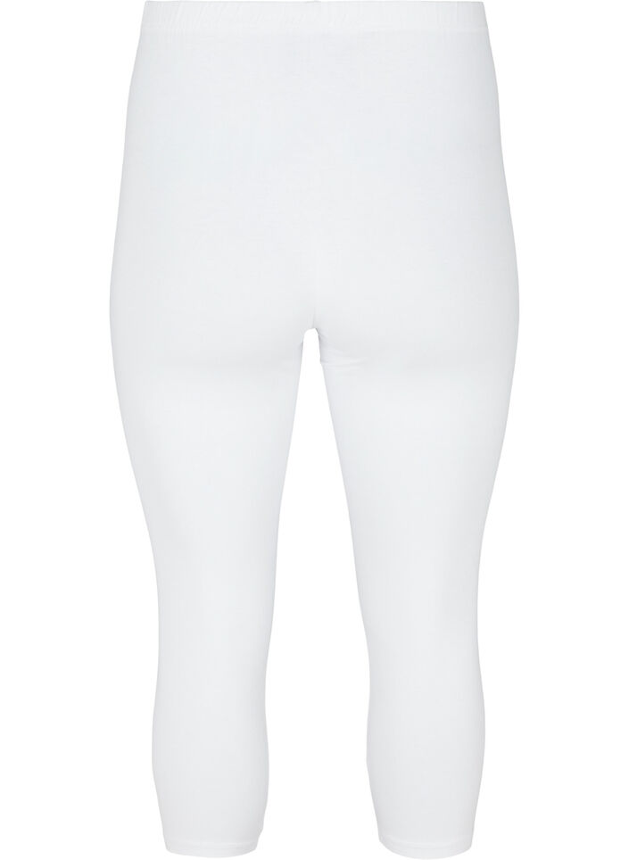 Basic 3/4-Leggings , Bright White, Packshot image number 1