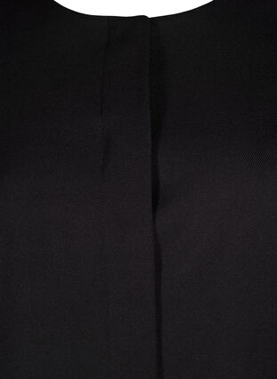 Frühlingsjacke mit verdeckter Knopfleiste, Black, Packshot image number 2