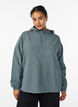 Leichte Jacke mit Kapuze und Rei&szlig;verschluss, Gr&uuml;n, Model image number 0