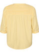 Bluse mit Smock und 3/4-&Auml;rmeln, Gelb, Packshot image number 1