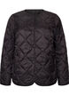 Steppjacke mit Druckkn&ouml;pfen und Rundhalsausschnitt, Schwarz, Packshot image number 0