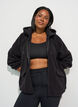 Teddyjacke mit Kapuze und Rei&szlig;verschluss, Schwarz, Model image number 0
