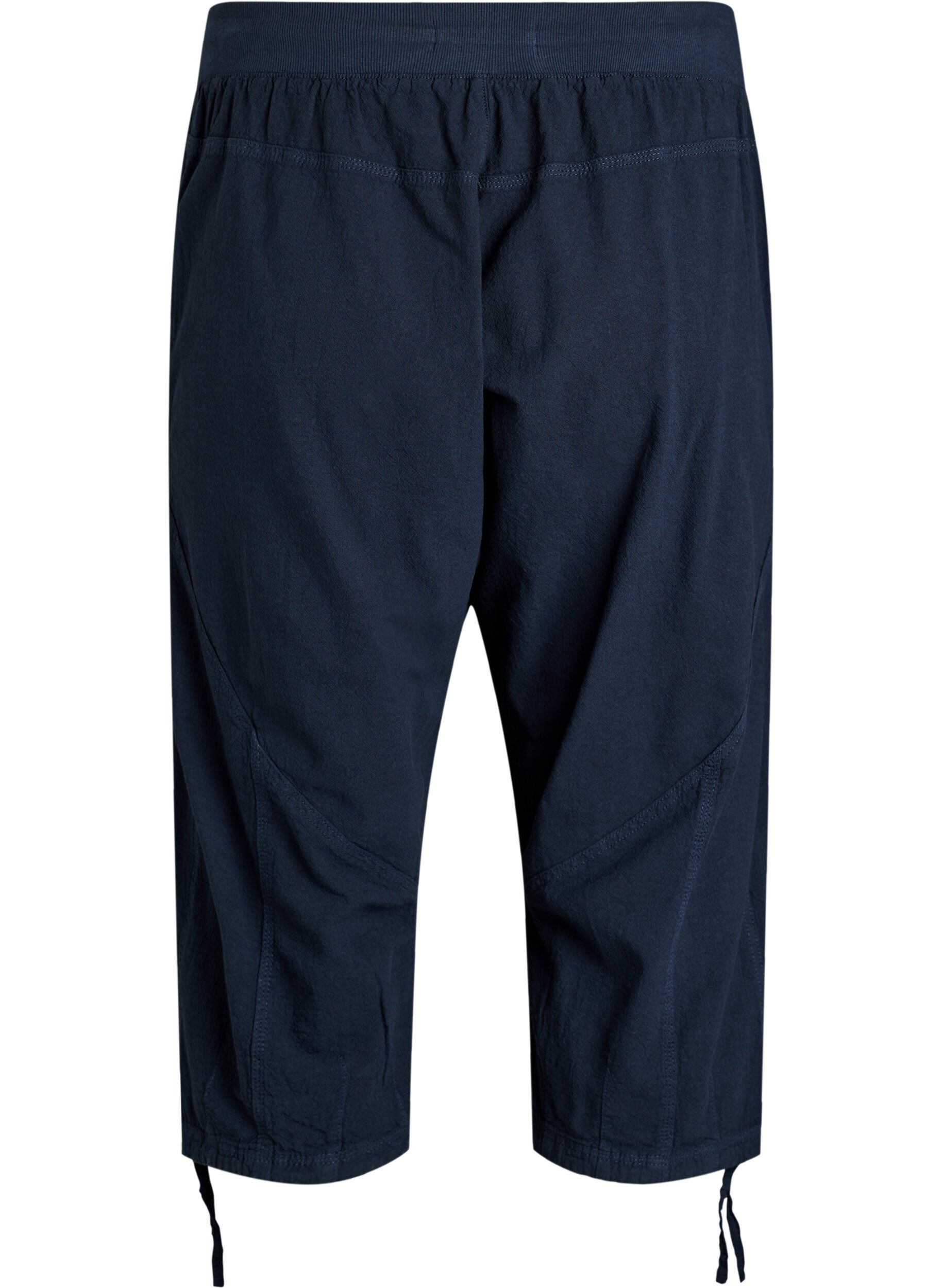 ZizziCapri-Hose aus Baumwolle, Blau, Packshot image number 1