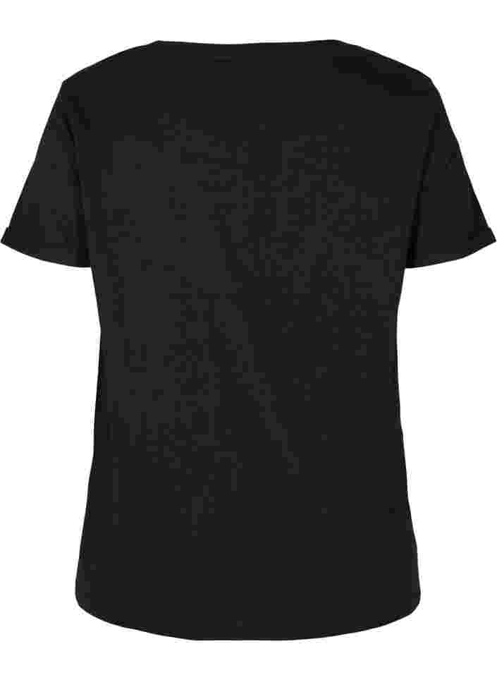Trainings-T-Shirt mit Print, Black Gradiant, Packshot image number 1
