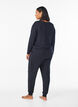 Schlafhose aus Modal mit hoher Taille, Schwarz, Model image number 1
