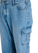 Cargojeans in weiter Passform mit hohem Bund, Light Blue, Packshot image number 2