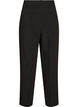 Weite Anzughose mit hoher Taille, Schwarz, Packshot image number 1