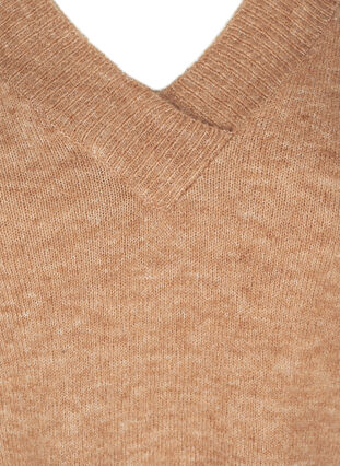 Melierter Oversize Strickpullover mit Wolle, Nomad as sample, Packshot image number 2