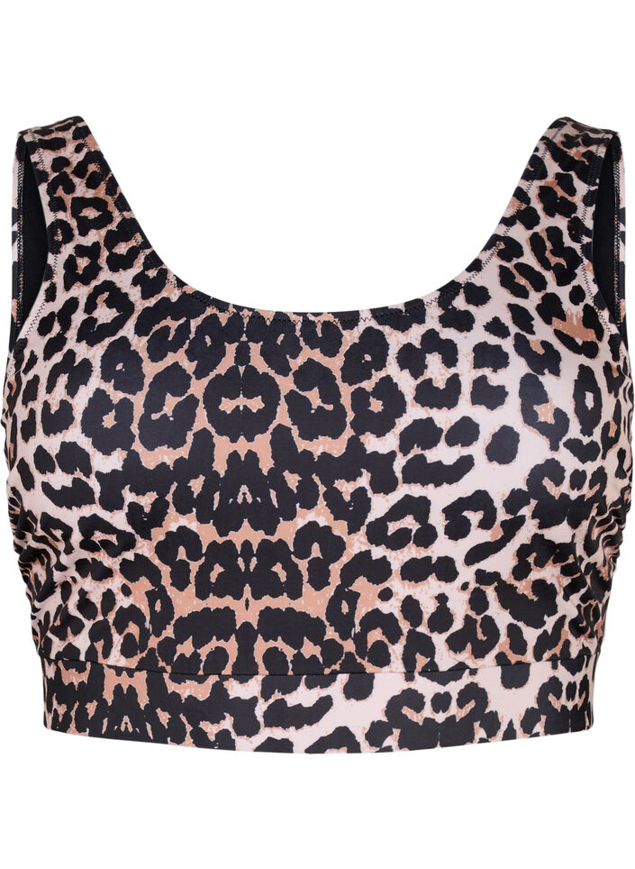 Bikini-Top mit Rundhalsausschnitt, Leo, Packshot image number 0