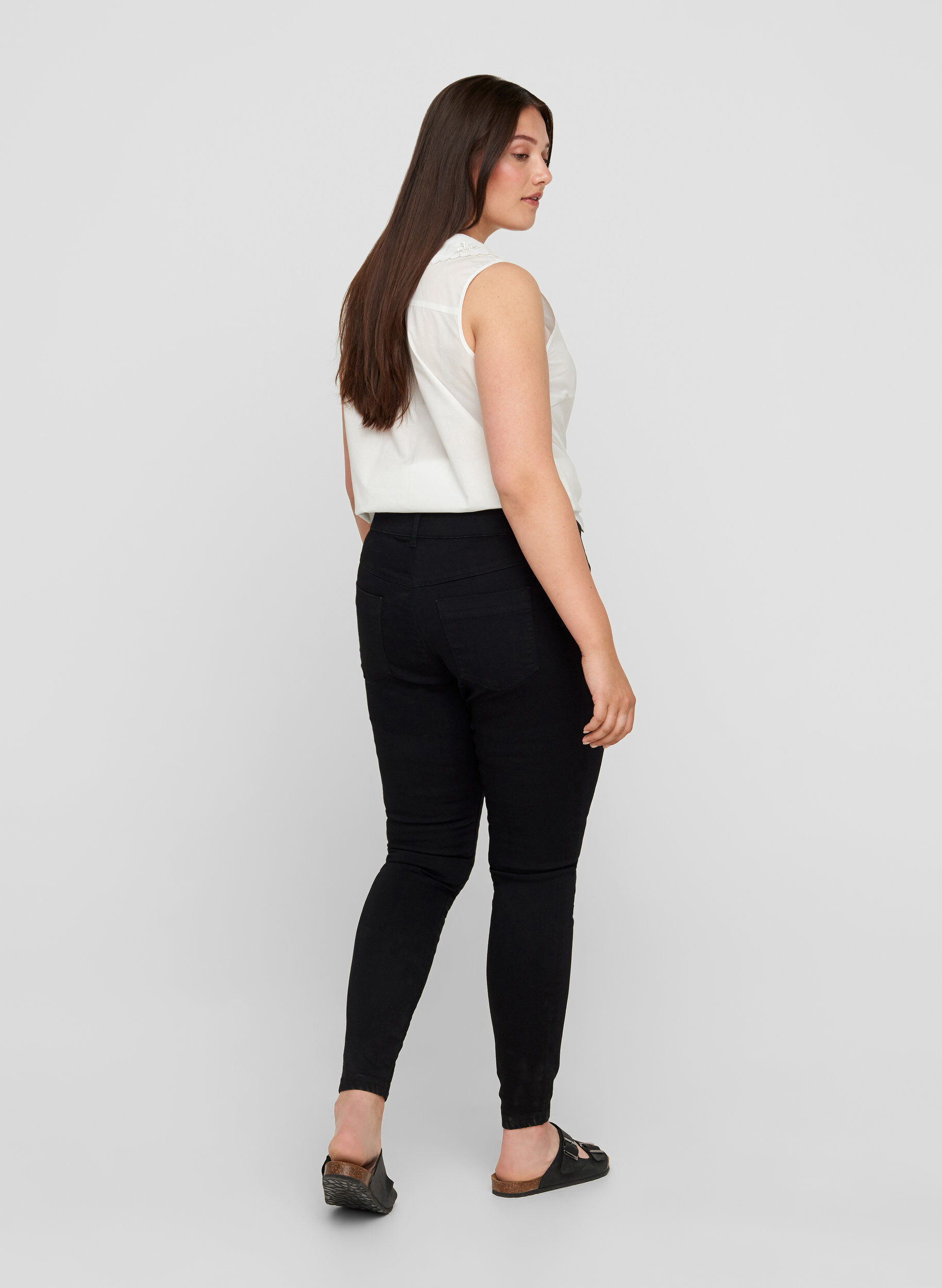 ZizziJeggings aus Baumwollmischung, Black, Model image number 1