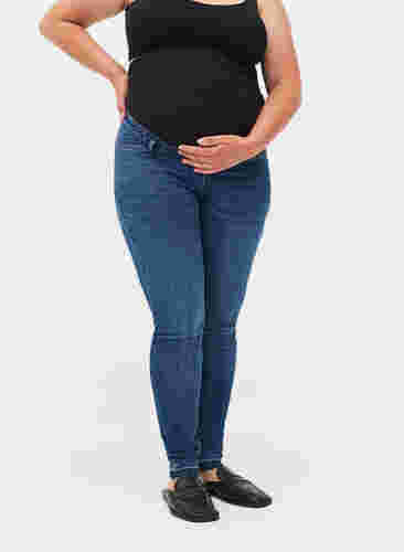 Amy Schwangerschaftsjeans, Blue denim, Model image number 2