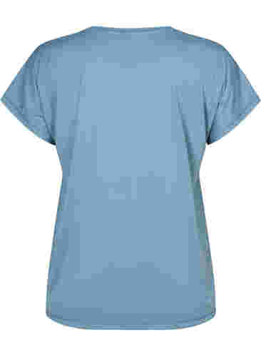 Kurzarm Trainingsshirt, Smoke Blue, Packshot image number 1