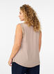 Ärmelloses Top mit Spitze, Beige, Model image number 2
