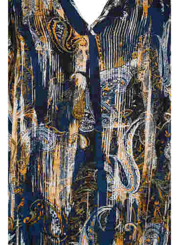 Kleid mit Paisleyprint aus Viskose, Navy Blazer AOP, Packshot image number 2