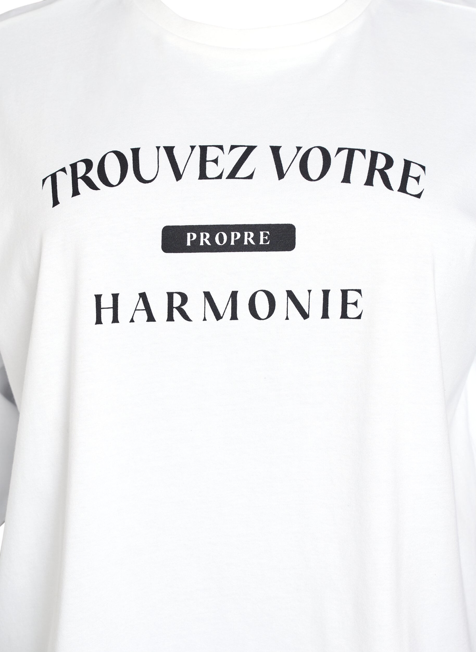 ZizziKurzes T-Shirt mit Lockere Passform, Wei&szlig;, Packshot image number 2