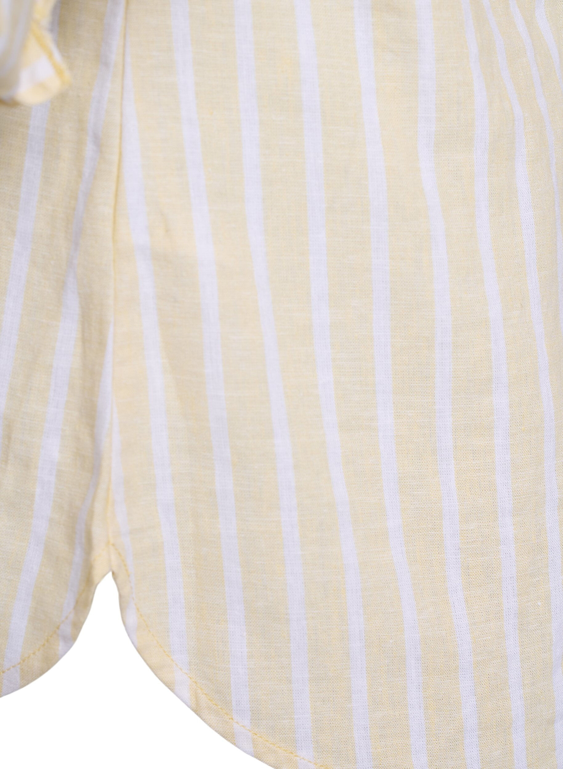 ZizziBluse aus Leinen und Viskose mit 3/4-&Auml;rmeln, Beige, Packshot image number 3