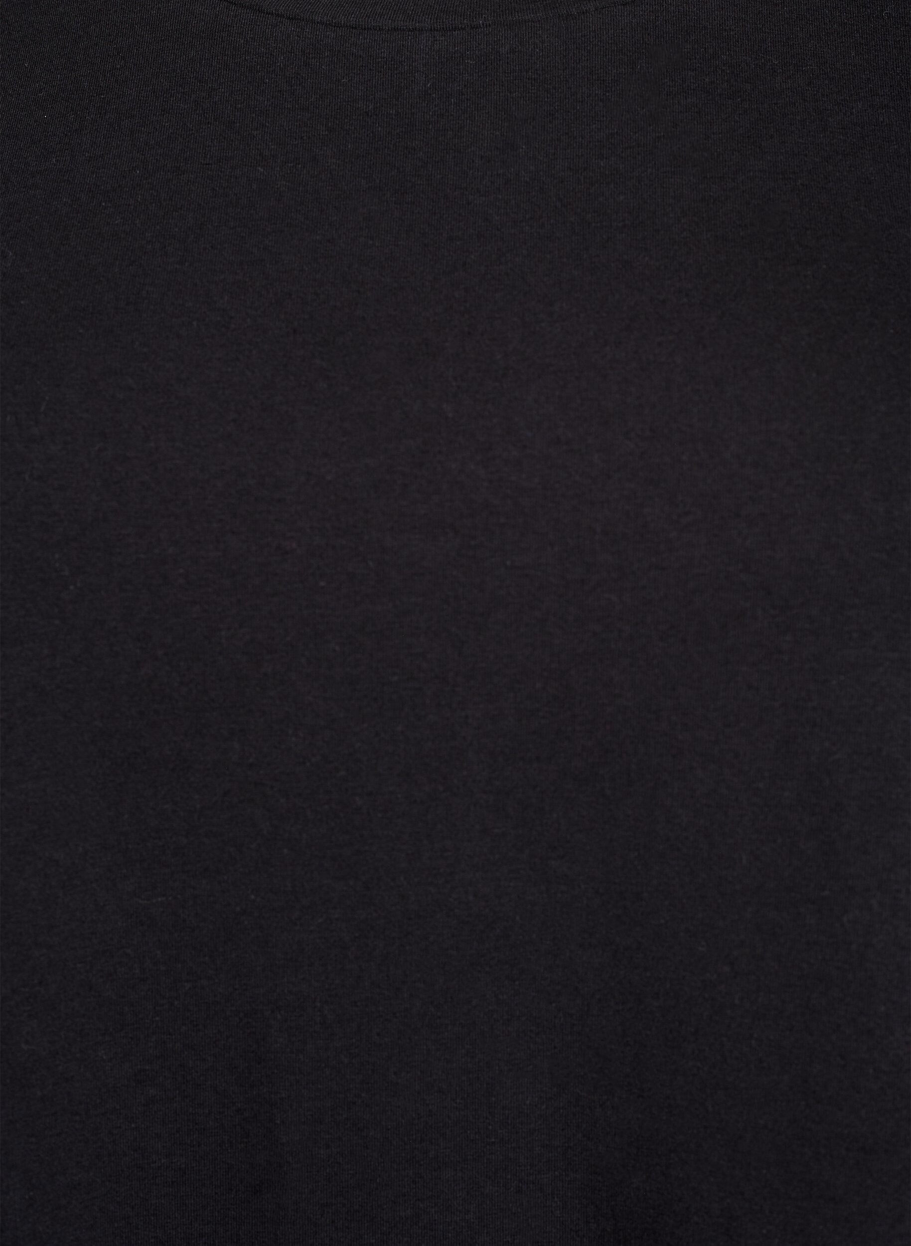 ZizziT-Shirt Mit Broderie Anglaise Und Gewellten Kanten, Schwarz, Packshot image number 2