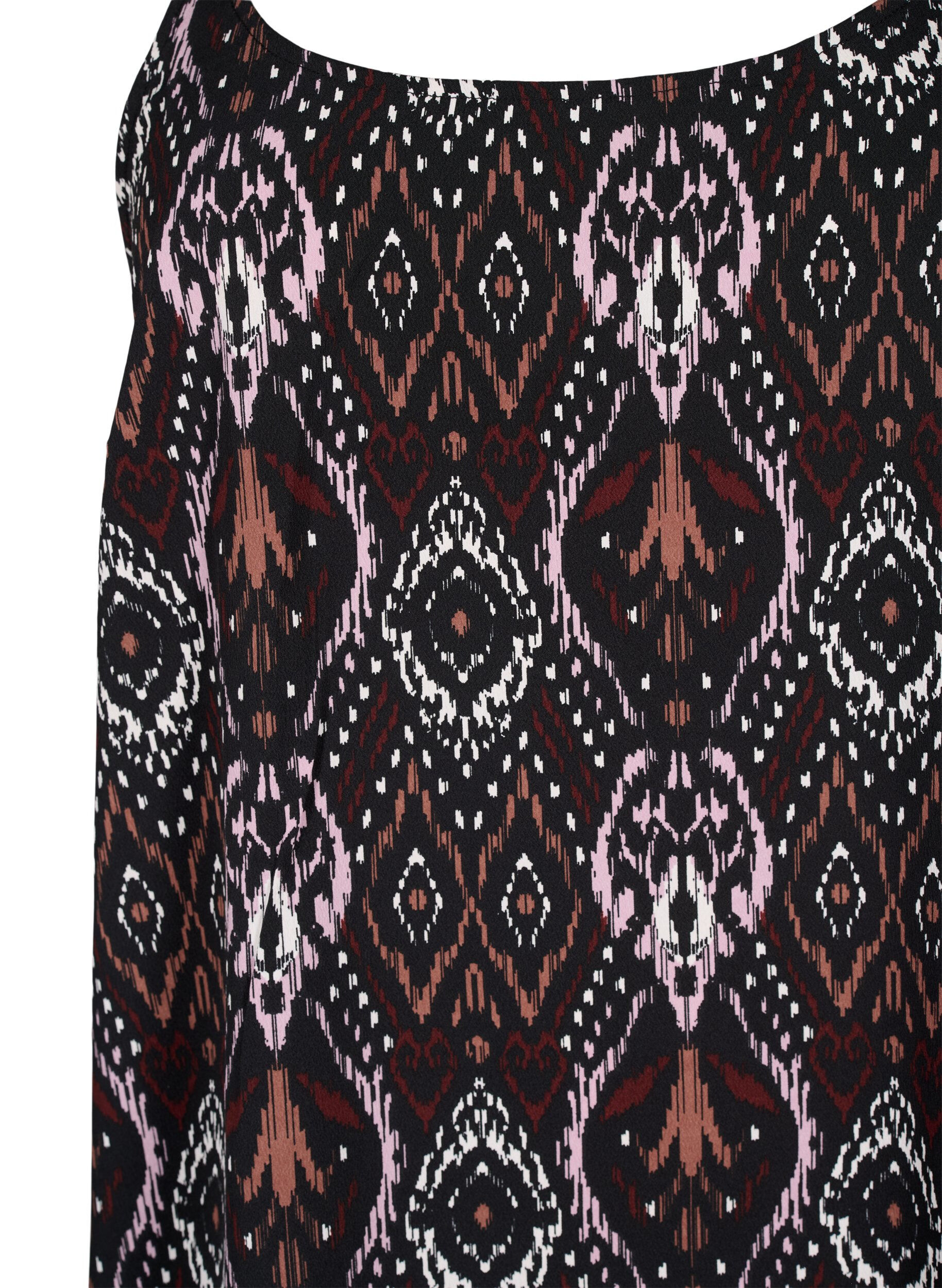 ZizziFLASH - Top mit Print, Black Rose Ethnic, Packshot image number 2