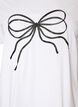 T-Shirt aus Bio-Baumwolle mit dekorativem Motiv, Wei&szlig;, Packshot image number 2