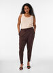 Einfarbiges Basic Top aus Baumwolle, Beige, Model image number 1