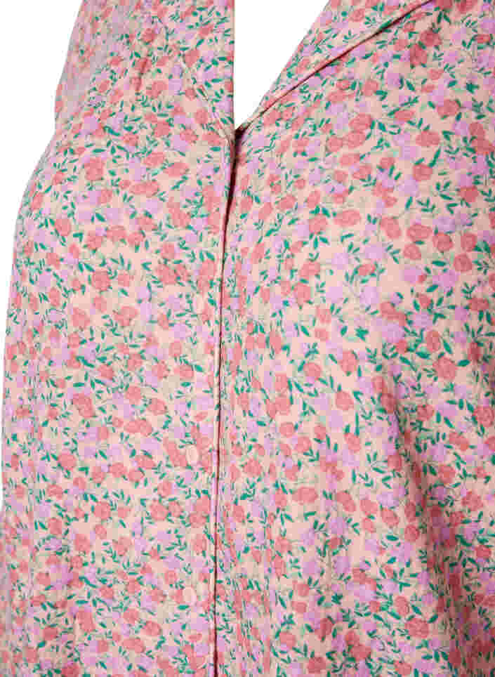 Nachthemd aus Baumwolle mit Blumenmuster, Powder Pink, Packshot image number 2