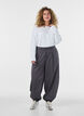 Ballonhose mit Taschen und elastischem Bund, Grau, Model image number 0