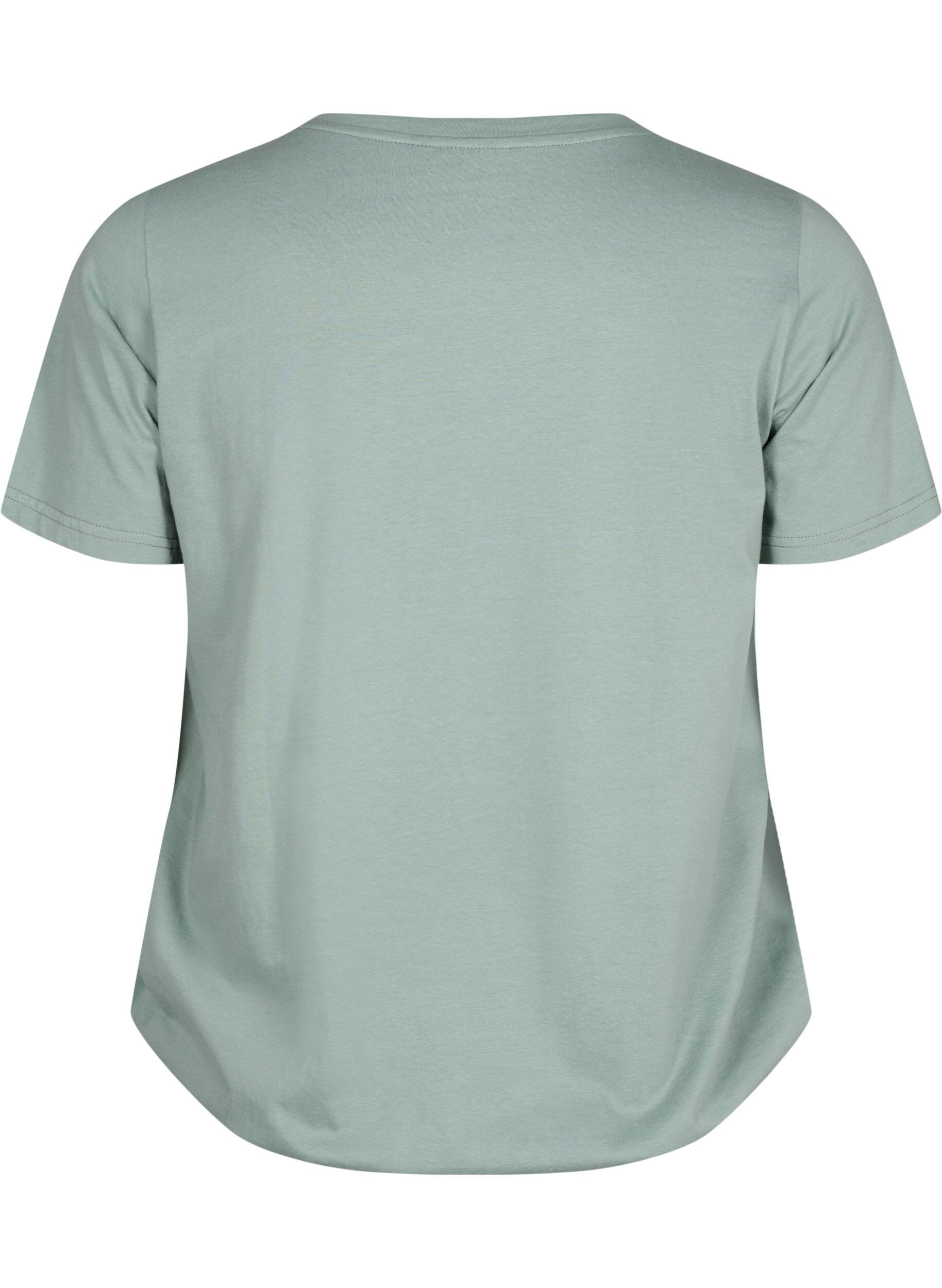 ZizziKurz&auml;rmliges T-Shirt aus Baumwolle mit Gummizug am Saum, Chinois G. W. Live, Packshot image number 1