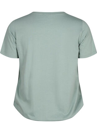 Kurzärmliges T-Shirt aus Baumwolle mit Gummizug am Saum, Chinois G. W. Live, Packshot image number 1