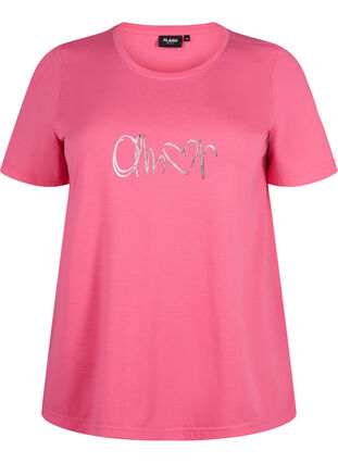 FLASH - T-Shirt mit Motiv, Hot Pink Amour, Packshot image number 0