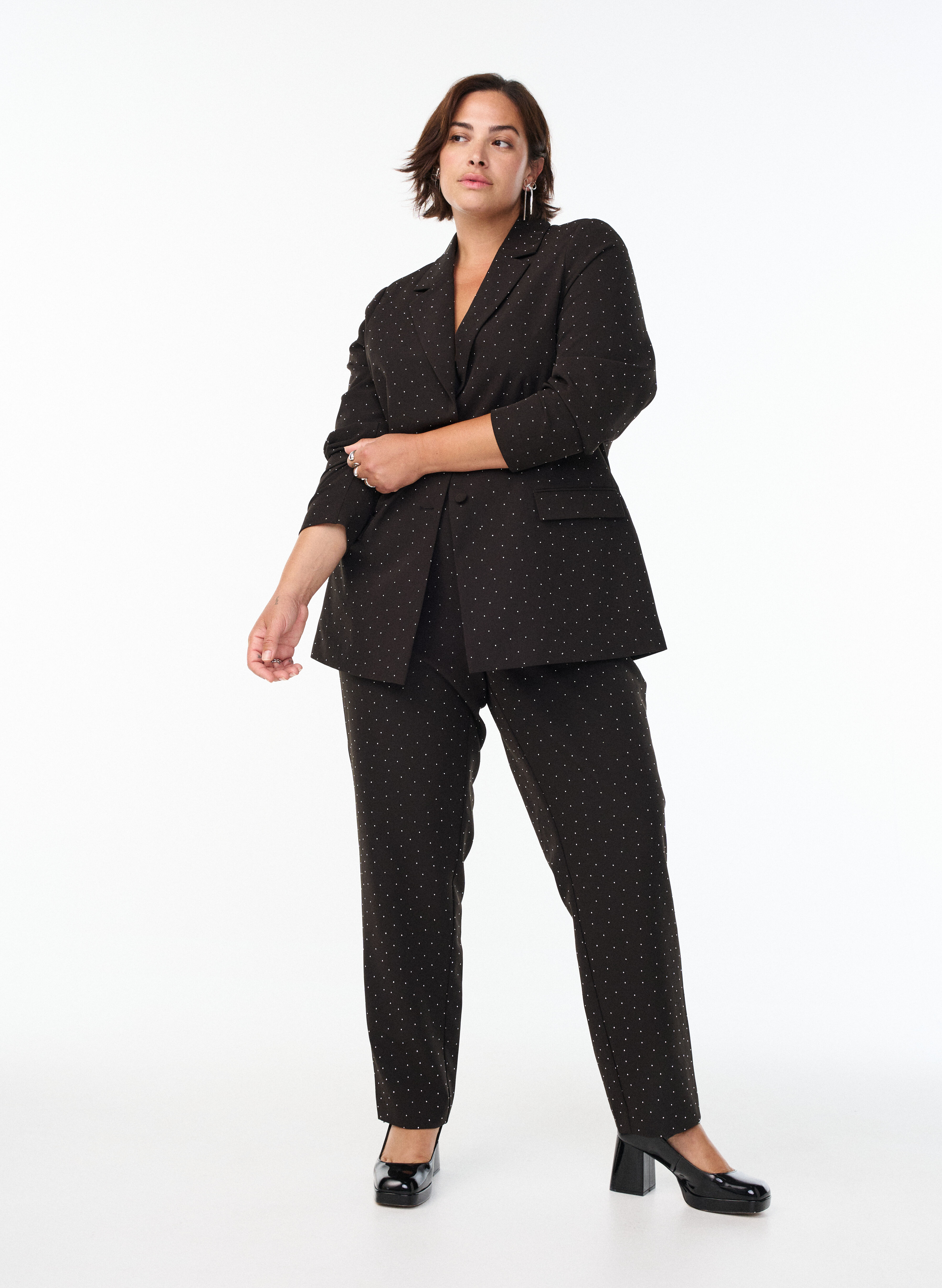 ZizziBlazer-Set mit Strasssteinen, , Model