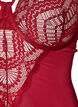 B&uuml;gel-Spitzenbody mit Tr&auml;gerdetails, Rot, Packshot image number 2