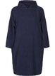Frottee-Poncho mit Kapuze, Navy Blazer, Packshot image number 0