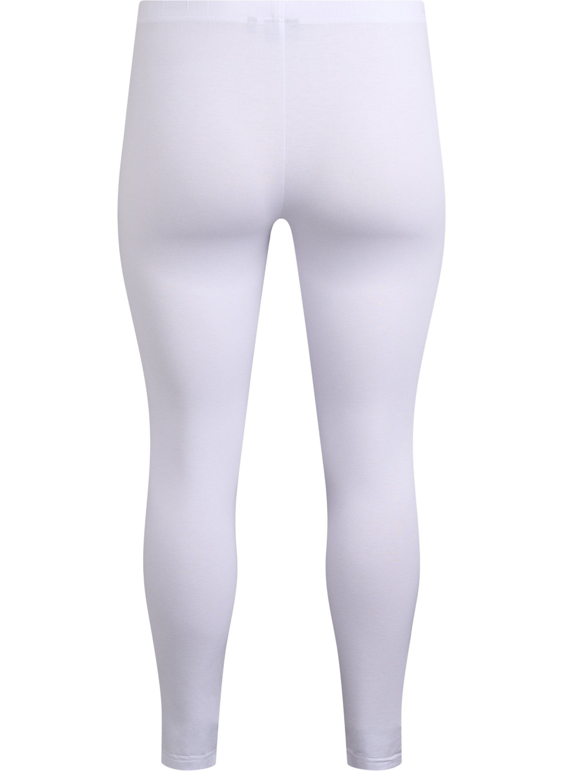 ZizziBasic-Leggings mit extra L&auml;nge, Wei&szlig;, Packshot image number 1